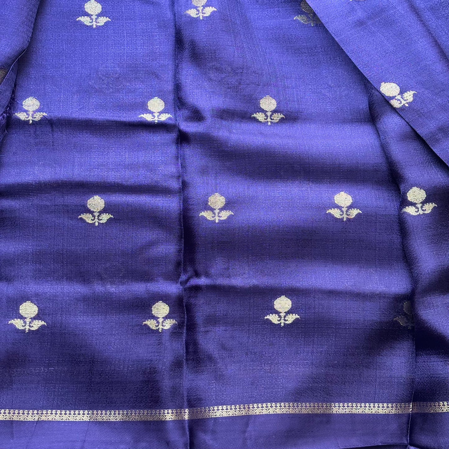 Purple Jute Linen Saree