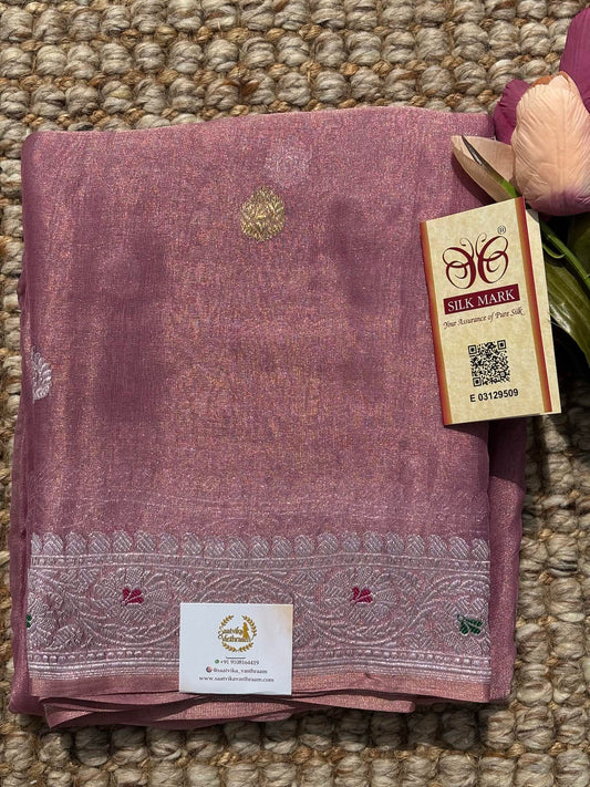 Light Lavender tissue pure chiffon